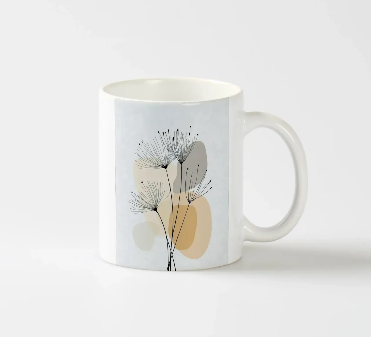 line canvas branch tazza in ceramica da miracle