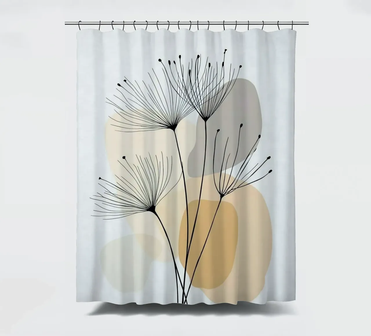 line canvas branch tenda da doccia da miracle