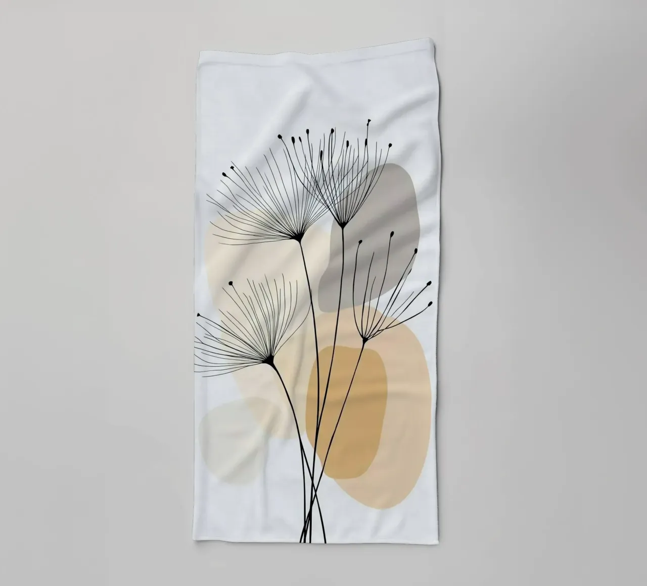 line canvas branch Handtuch von miracle