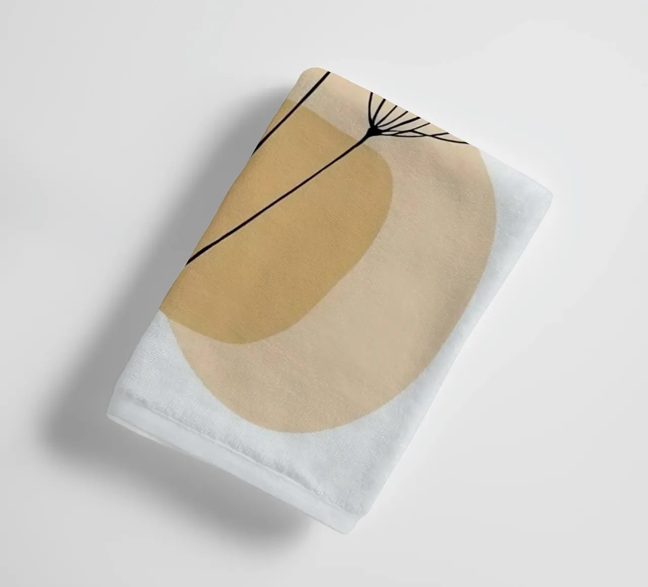 line canvas branch Handtuch von miracle