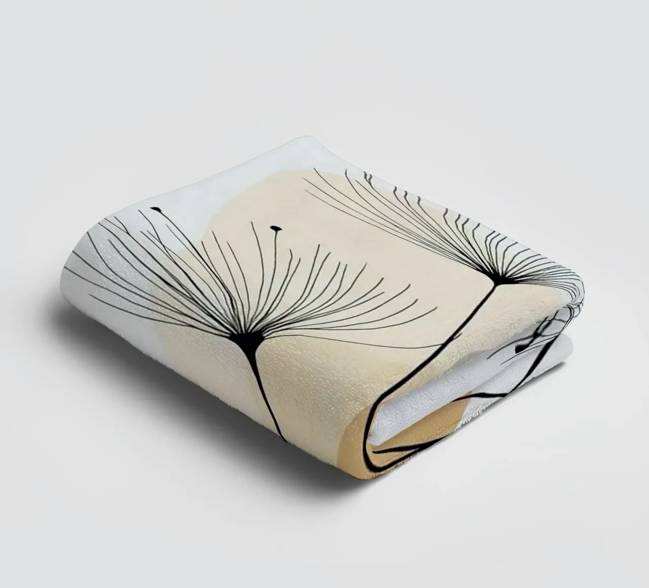 line canvas branch Handtuch von miracle