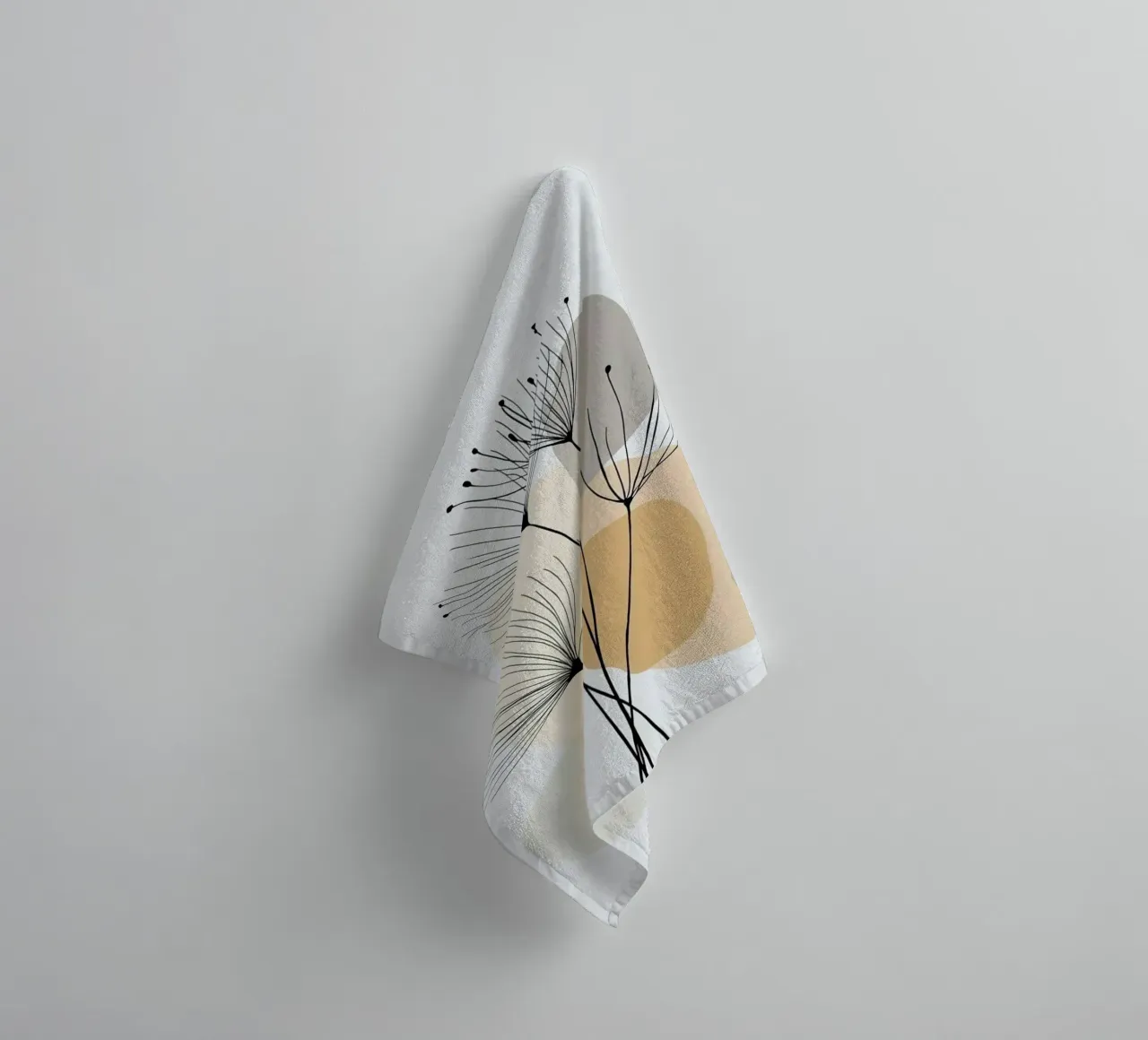 line canvas branch Handtuch von miracle
