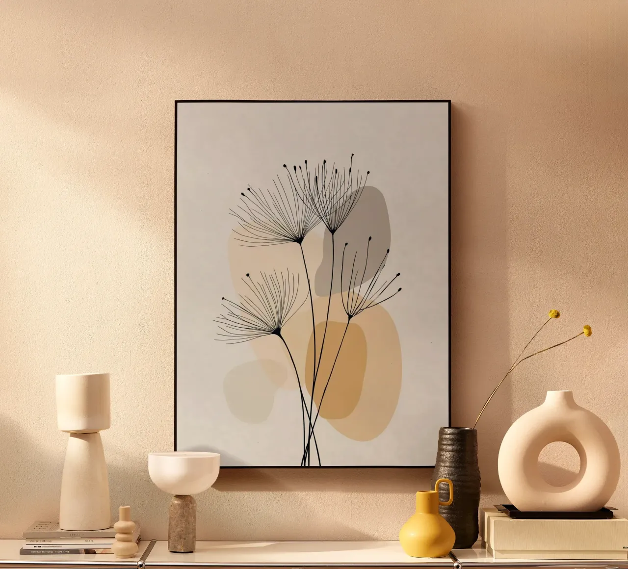 line canvas branch plexiglass da miracle