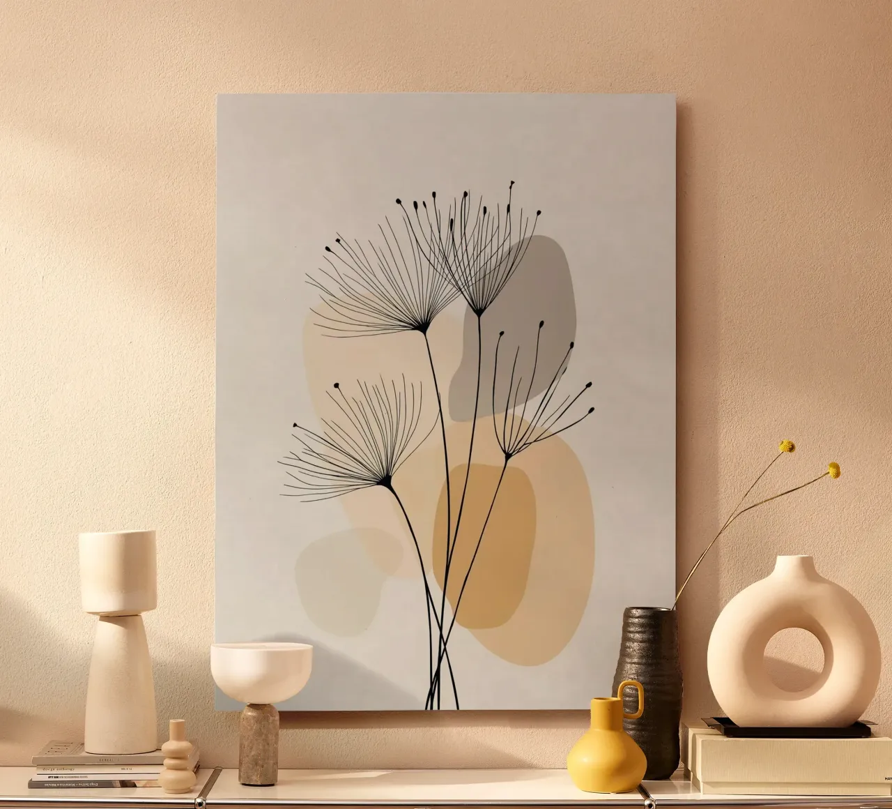 line canvas branch alluminio dibond da miracle