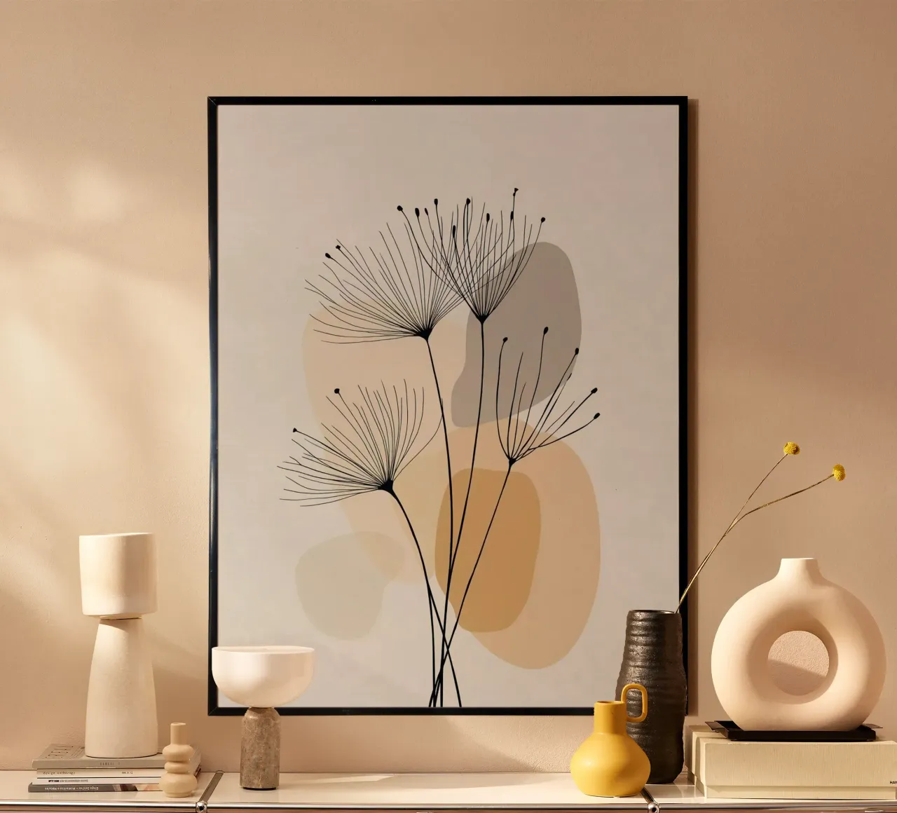 line canvas branch poster da miracle