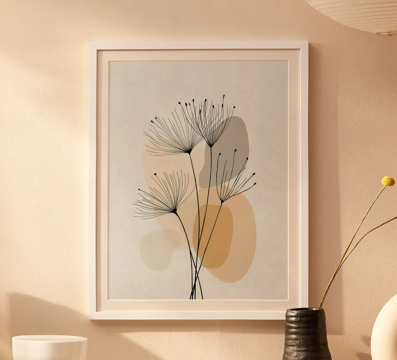 line canvas branch poster da miracle
