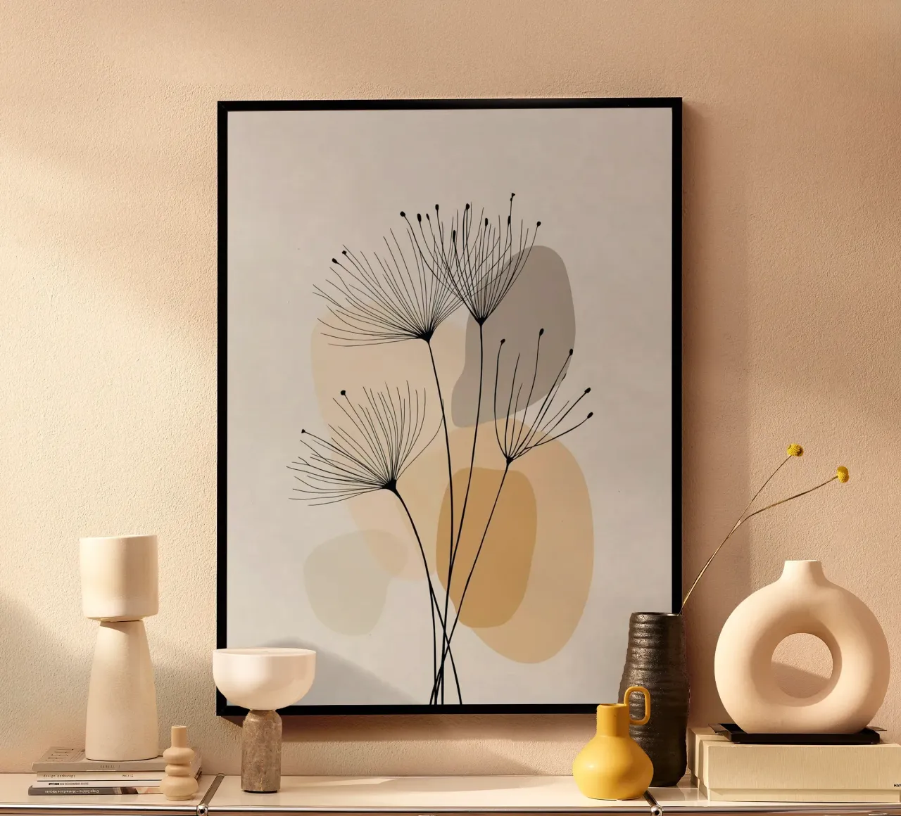 line canvas branch poster da miracle