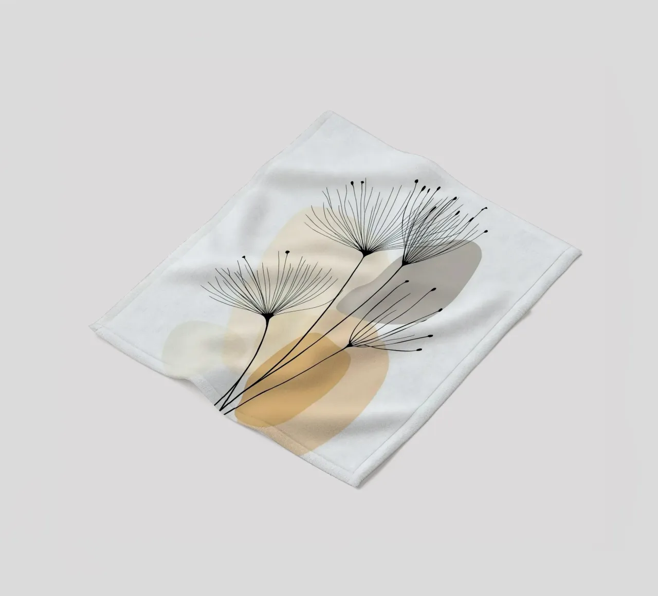line canvas branch coperta in pile da miracle