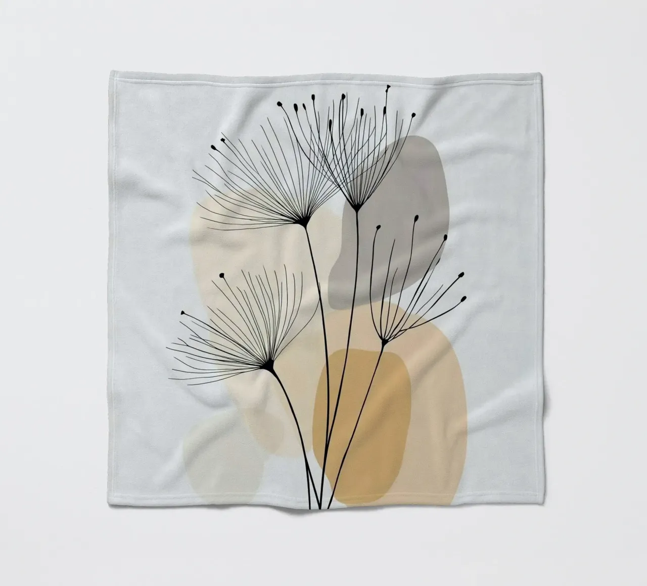 line canvas branch coperta in pile da miracle