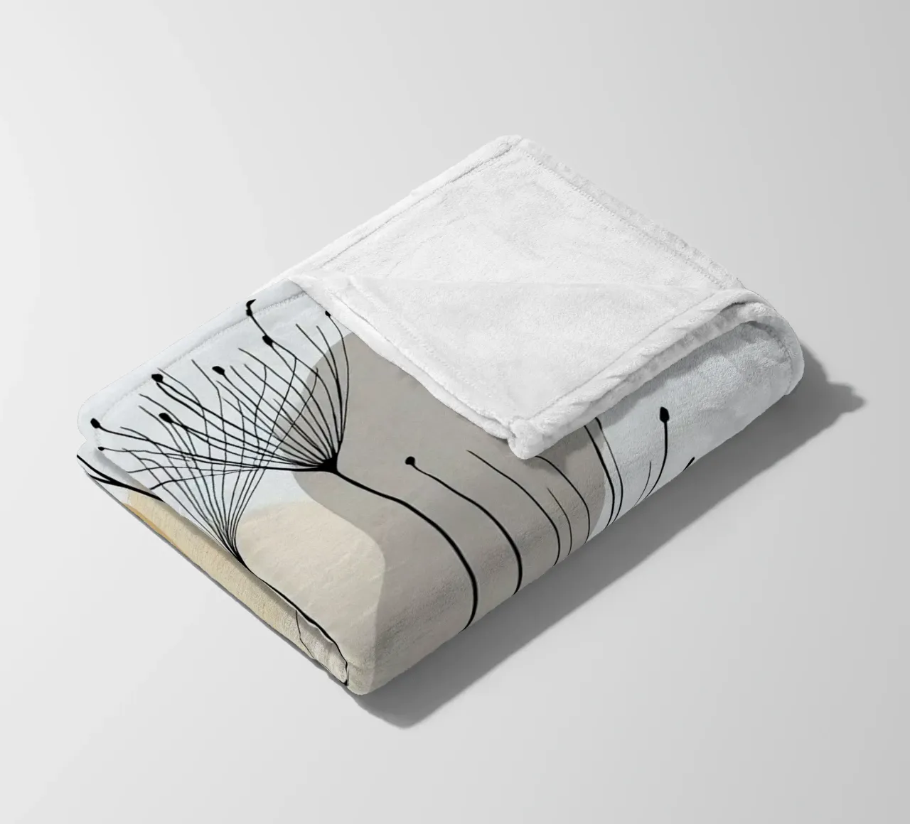 line canvas branch coperta in pile da miracle