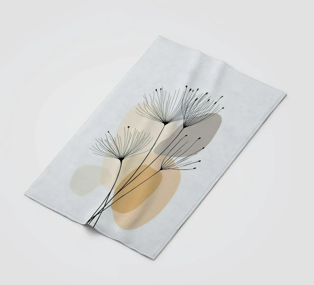 line canvas branch coperta in pile da miracle