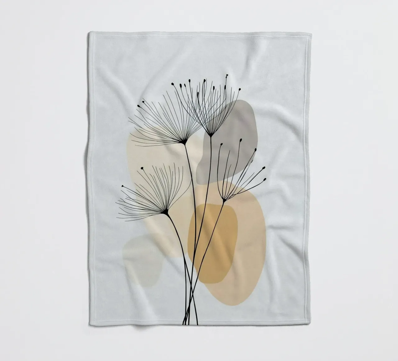 line canvas branch coperta in pile da miracle