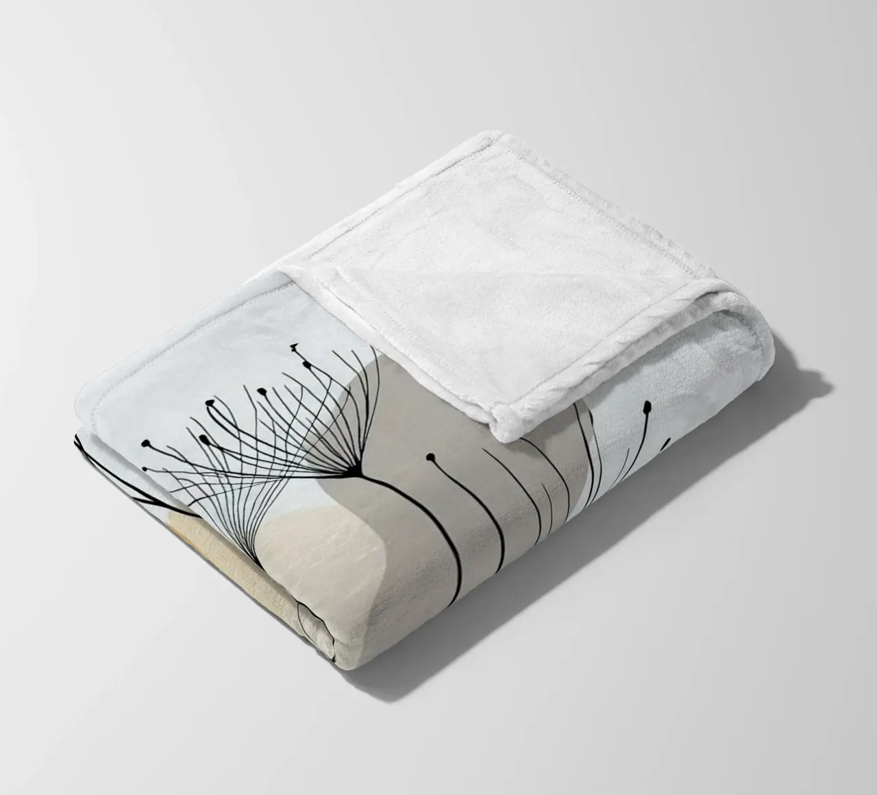 line canvas branch coperta in pile da miracle