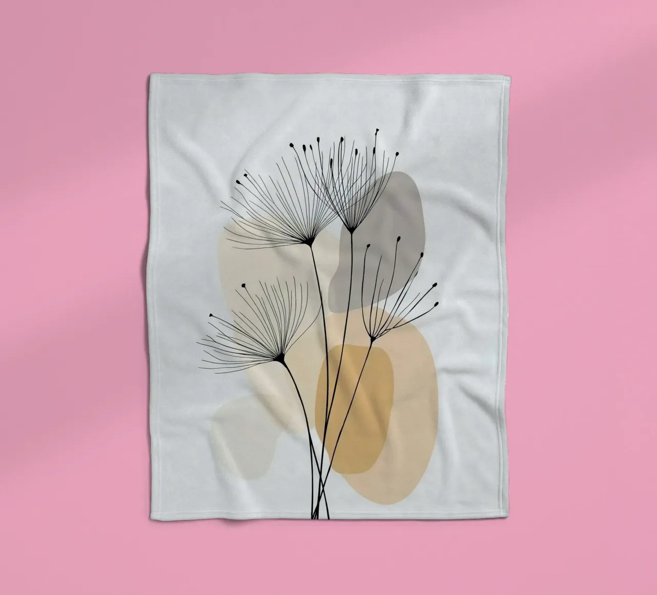 line canvas branch coperta in pile da miracle