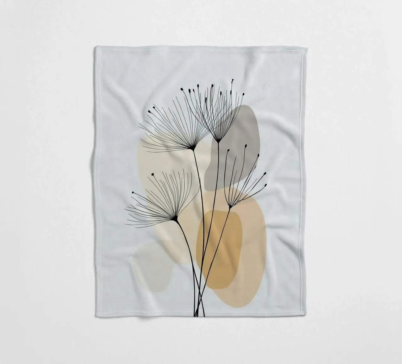 line canvas branch coperta in pile da miracle