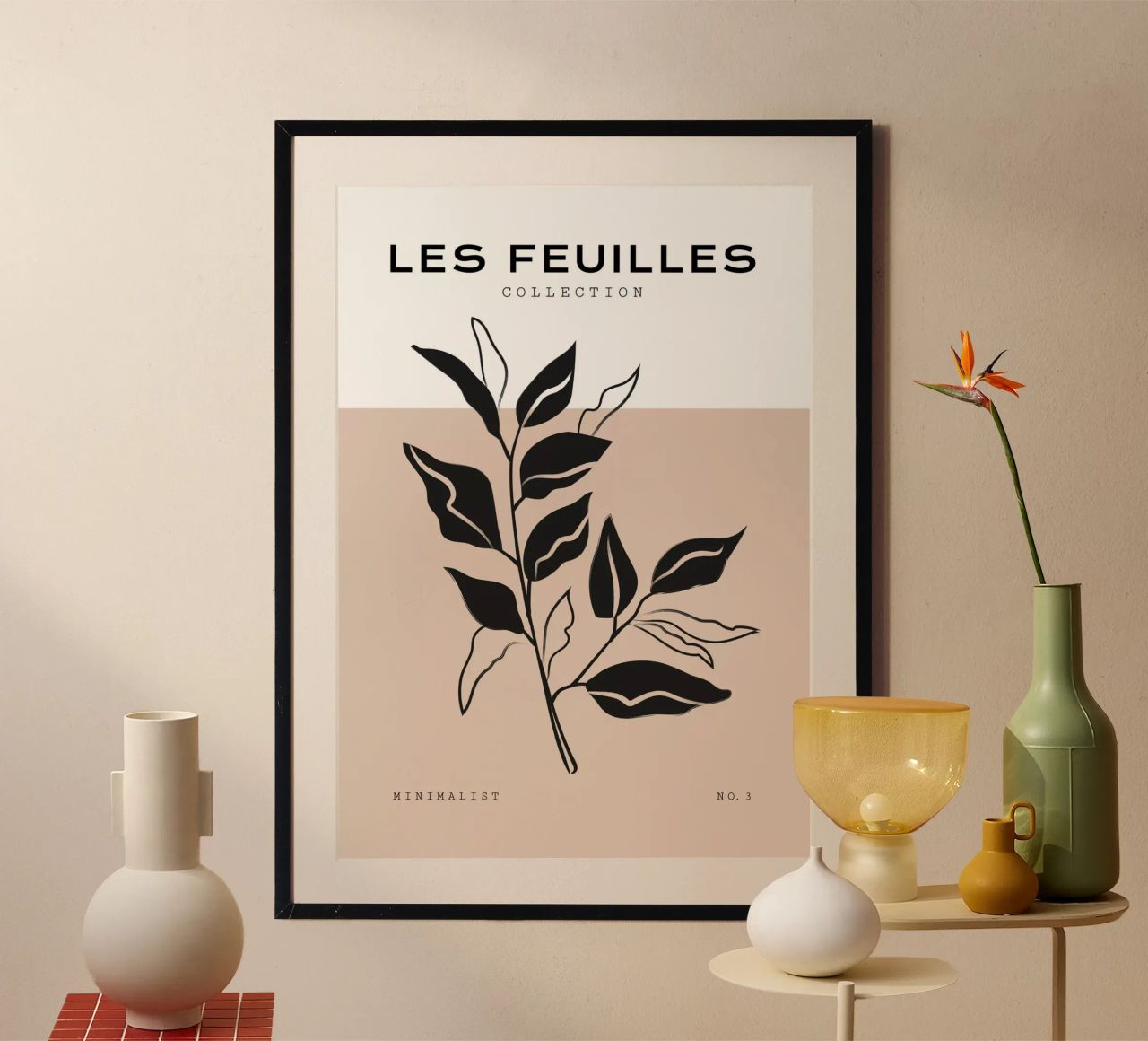 Boho Bohemian 7 Corchorus poster de Boho Print Collection
