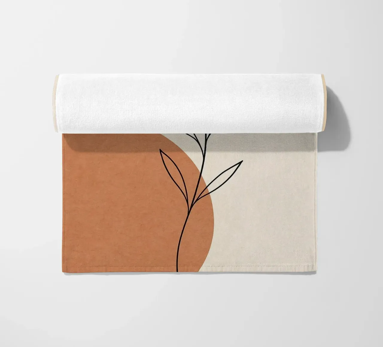 curve line color and flower telo mare da lifeline
