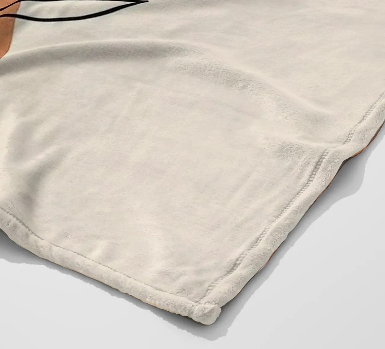curve line color and flower coperta in pile da lifeline