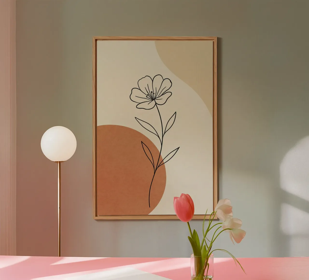 curve line color and flower alluminio dibond da lifeline