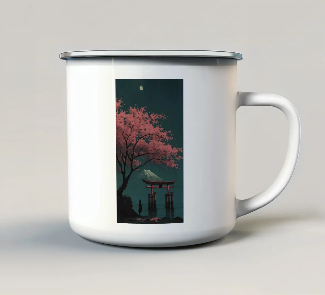 blossom and person tazza in smalto da miracle