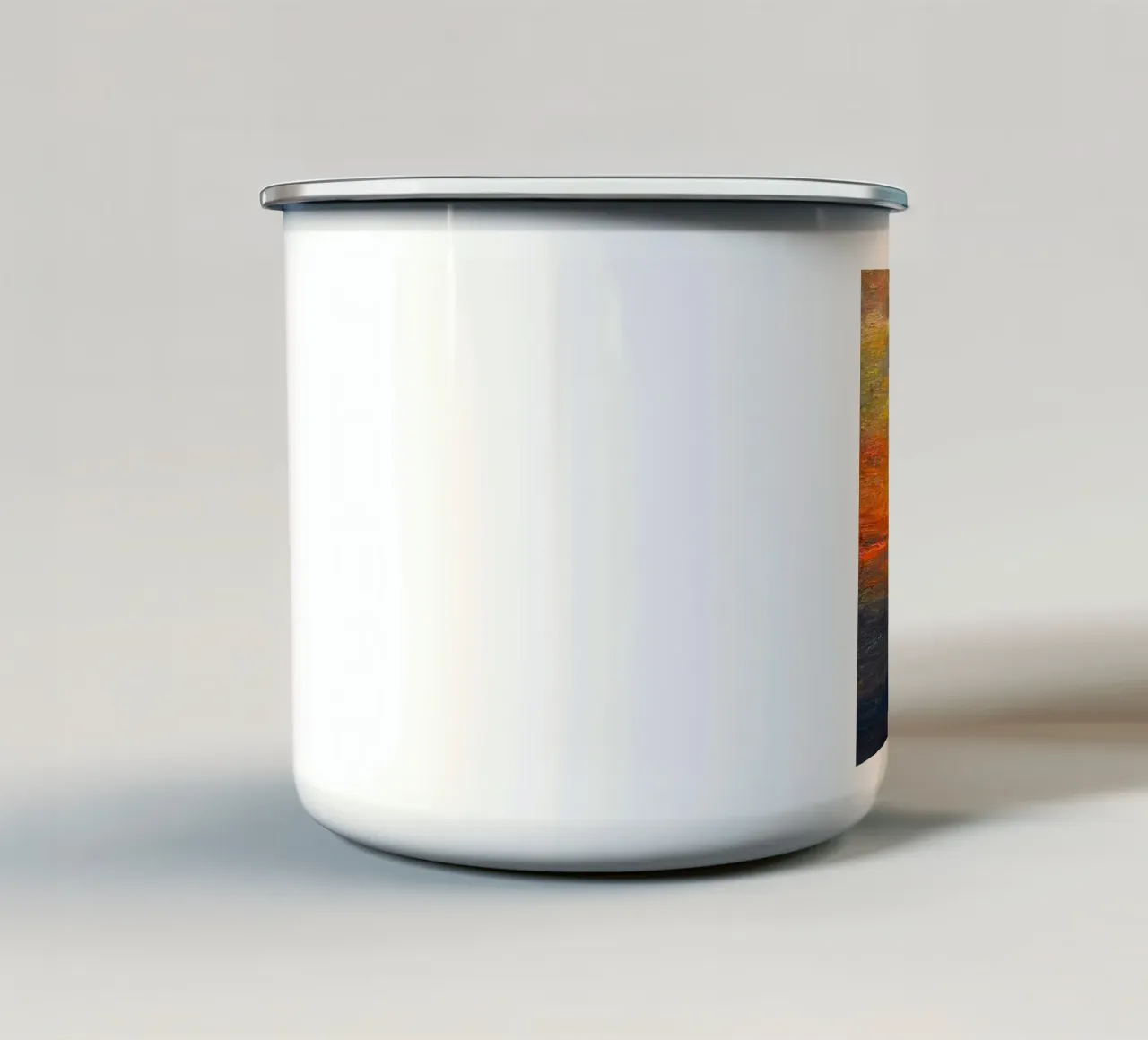 art sun and cloud tazza in smalto da lifeline