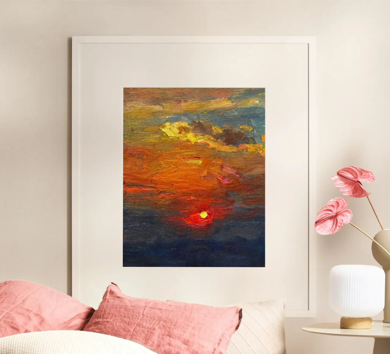 art sun and cloud poster da lifeline
