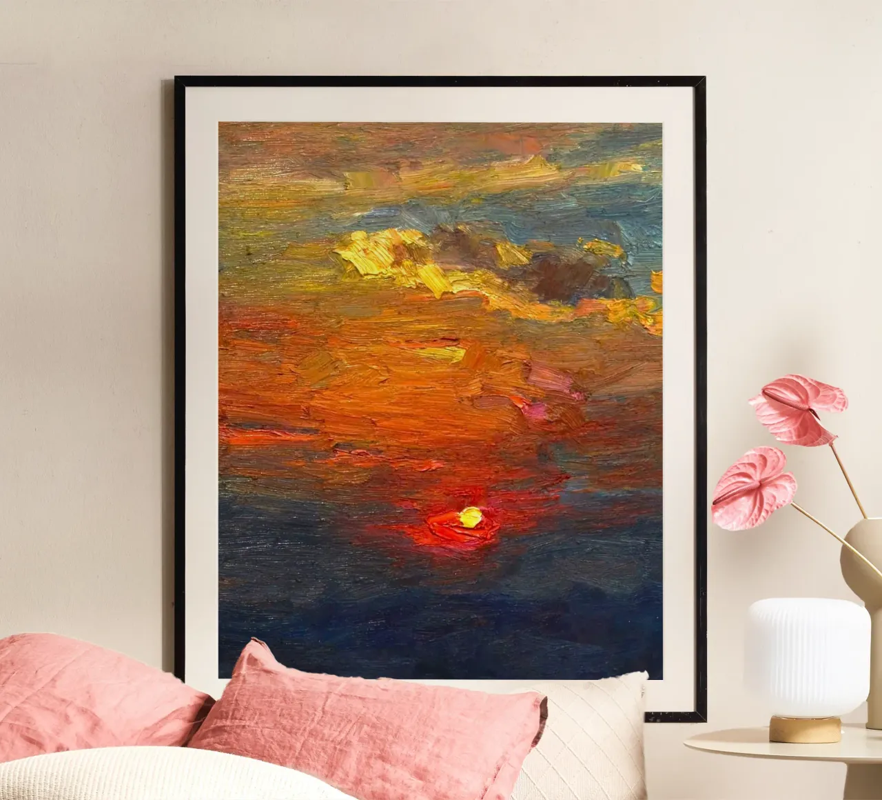 art sun and cloud poster da lifeline