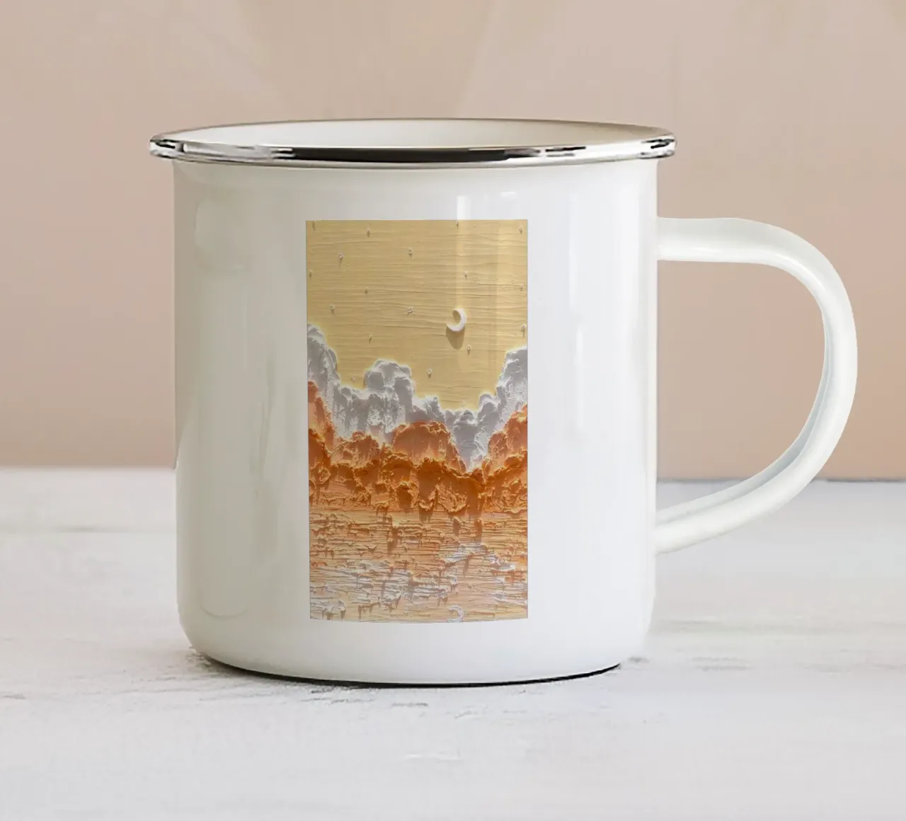 art water and moon tazza in smalto da miracle