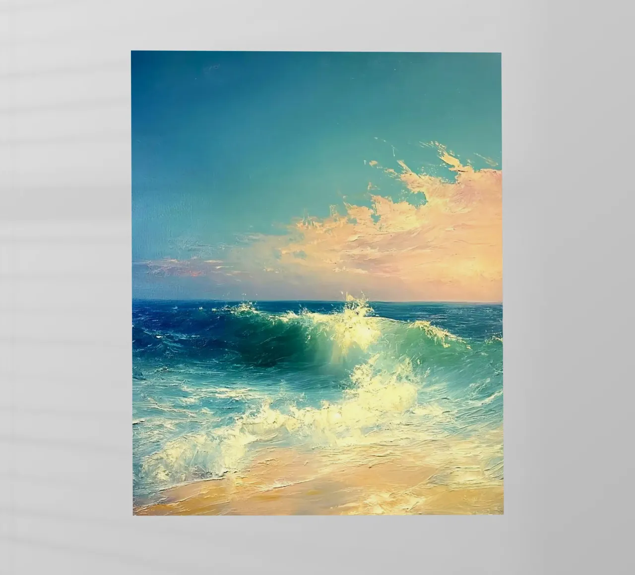 ocean wave shining pellicola backlit da lifeline