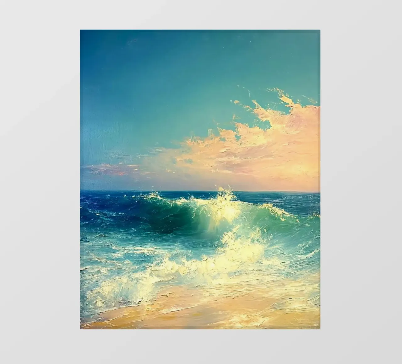 ocean wave shining pellicola backlit da lifeline