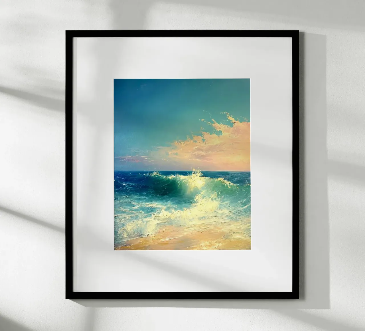 ocean wave shining poster da lifeline