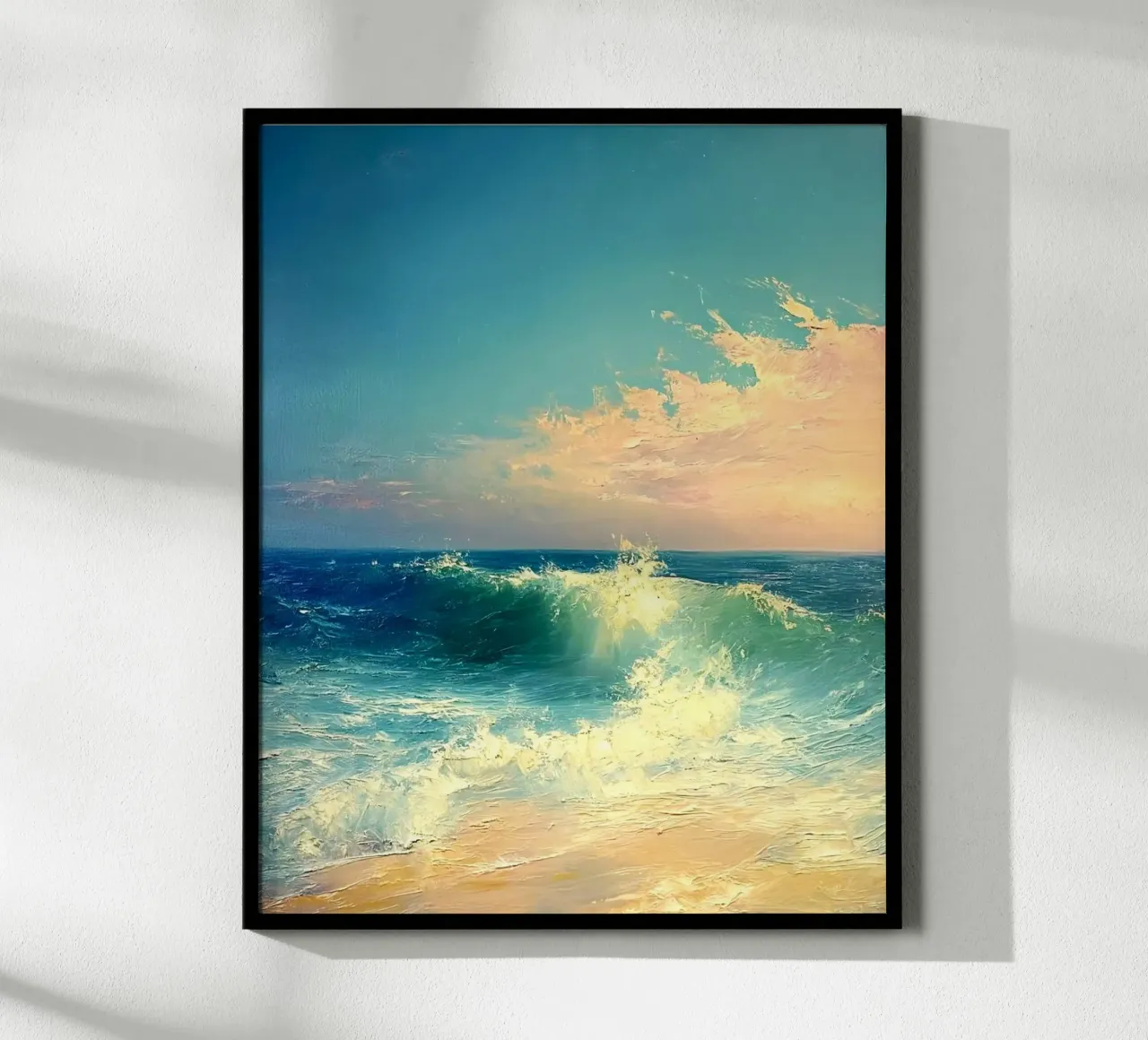 ocean wave shining poster da lifeline