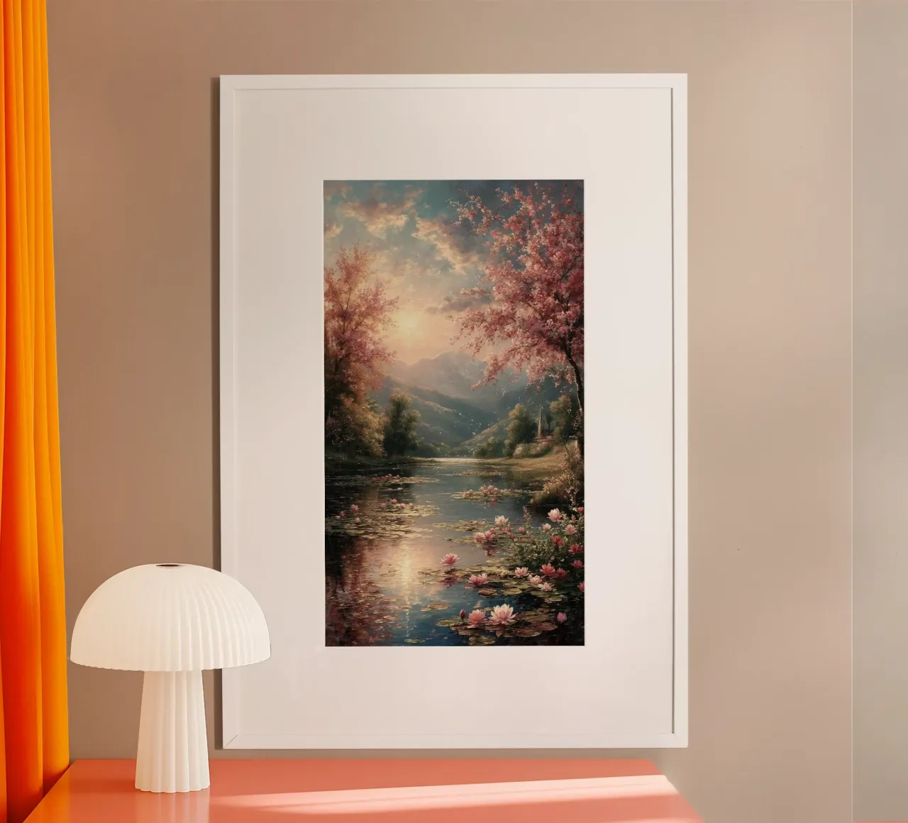 blossom fairy on lake poster da miracle
