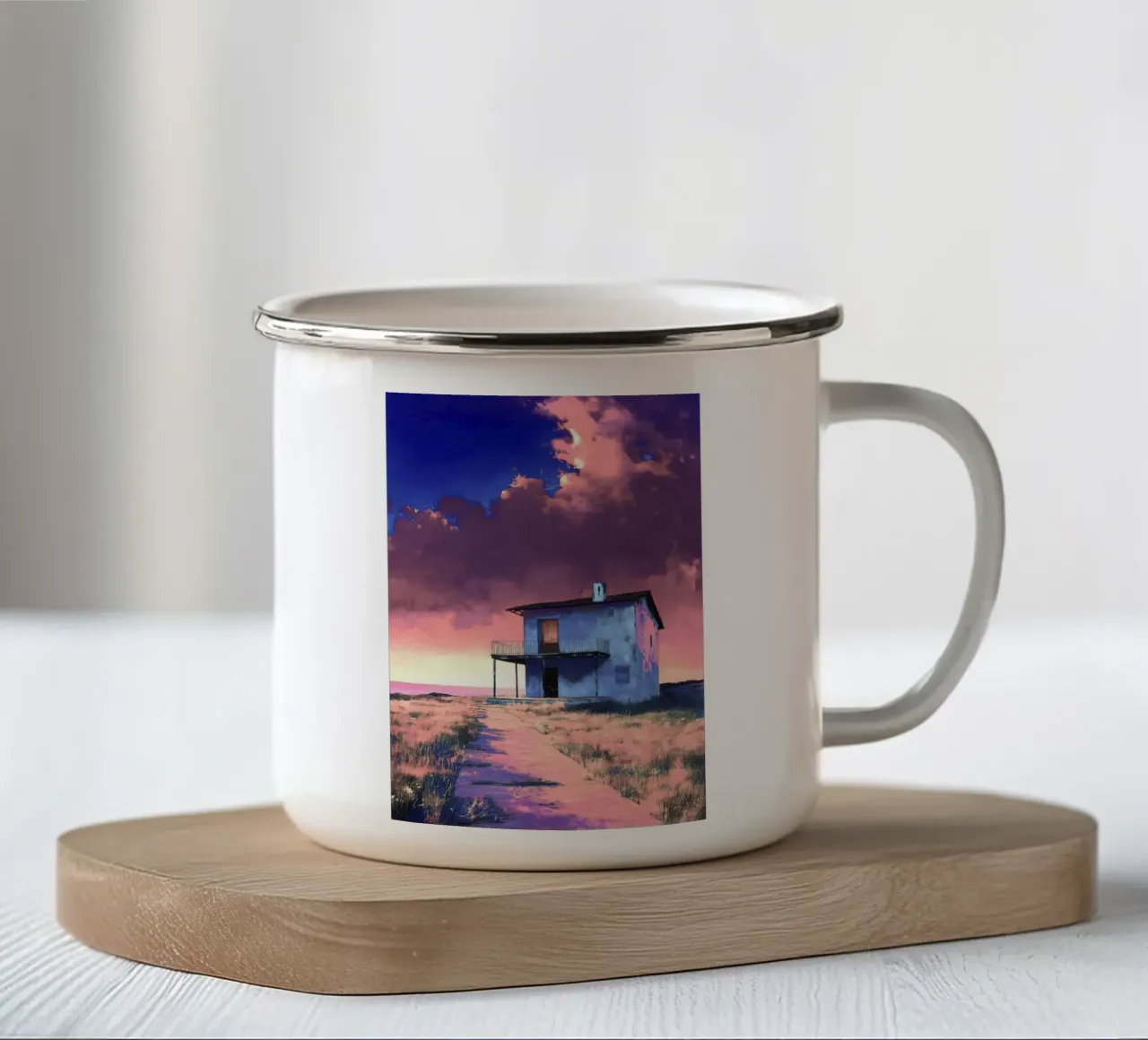 house in fairy tazza in smalto da lifeline