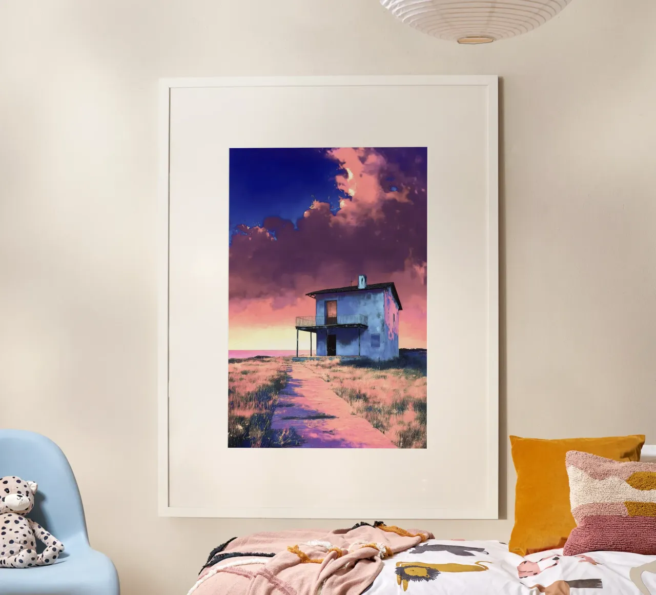 house in fairy poster con telaio in plastica da lifeline
