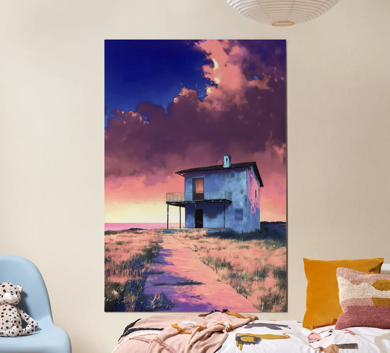 house in fairy poster con telaio in plastica da lifeline