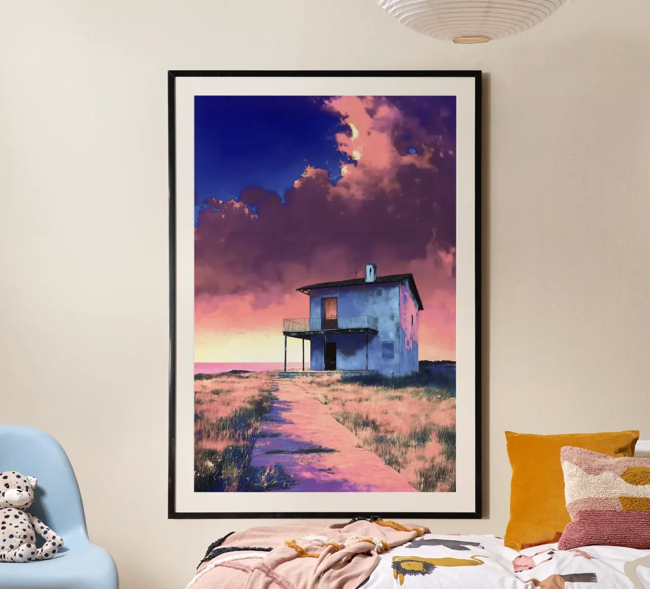 house in fairy poster con telaio in plastica da lifeline