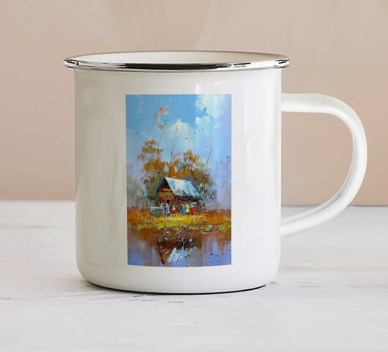 draw art countryside tazza in smalto da miracle