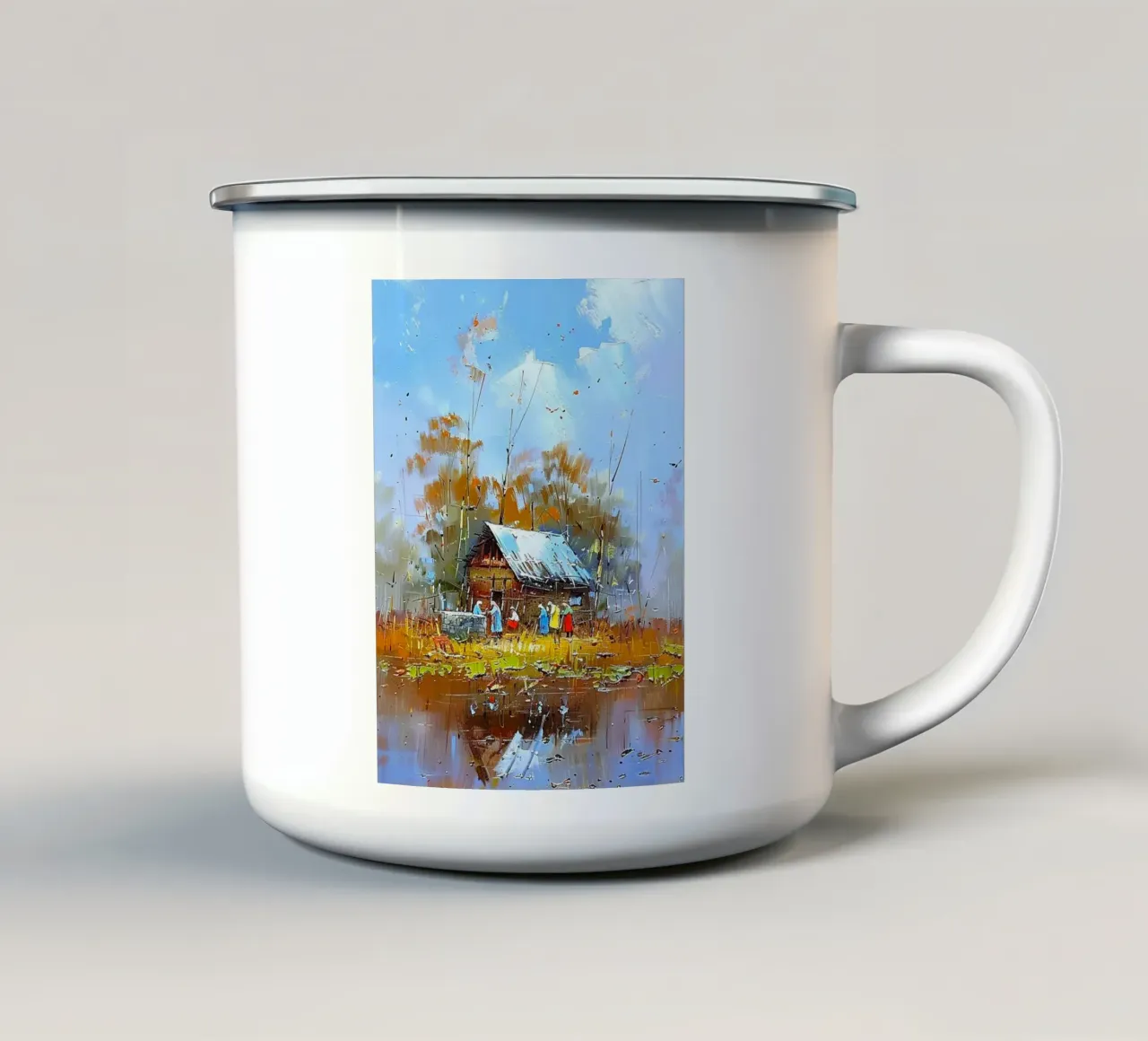 draw art countryside tazza in smalto da miracle