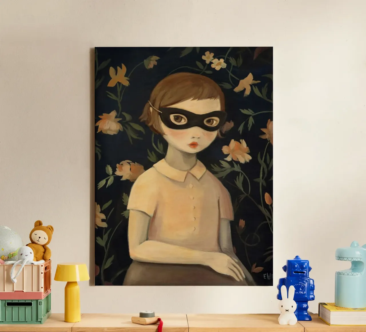 Il mondo di Adri - Emily Winfield Martin tela con Cornice a cassetta da Freedasprint