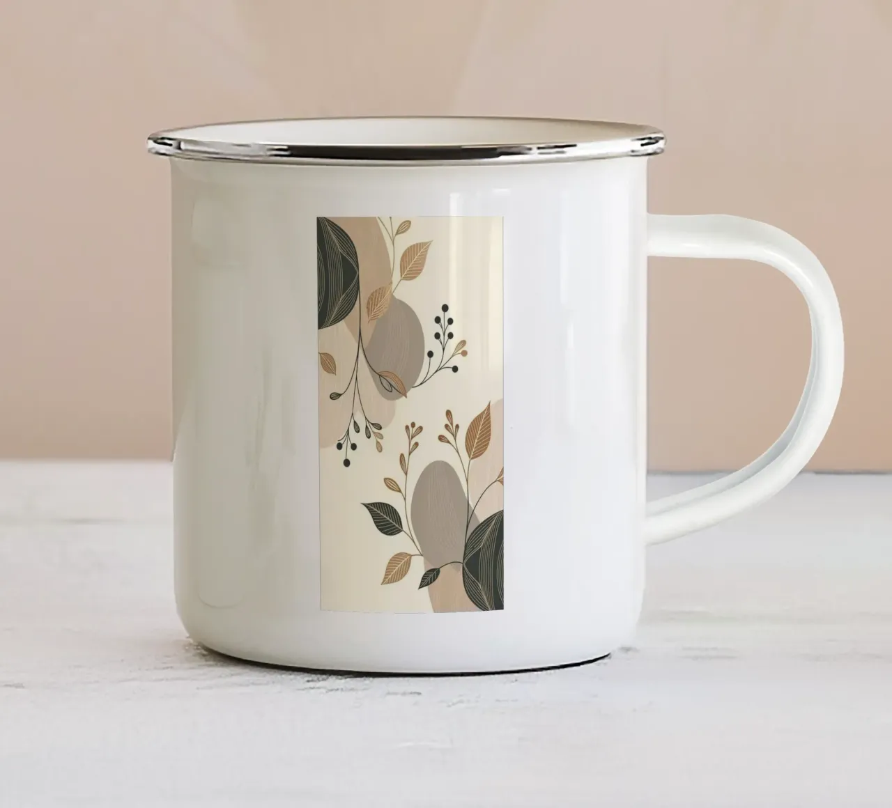 balance flower and shape tazza in smalto da melts