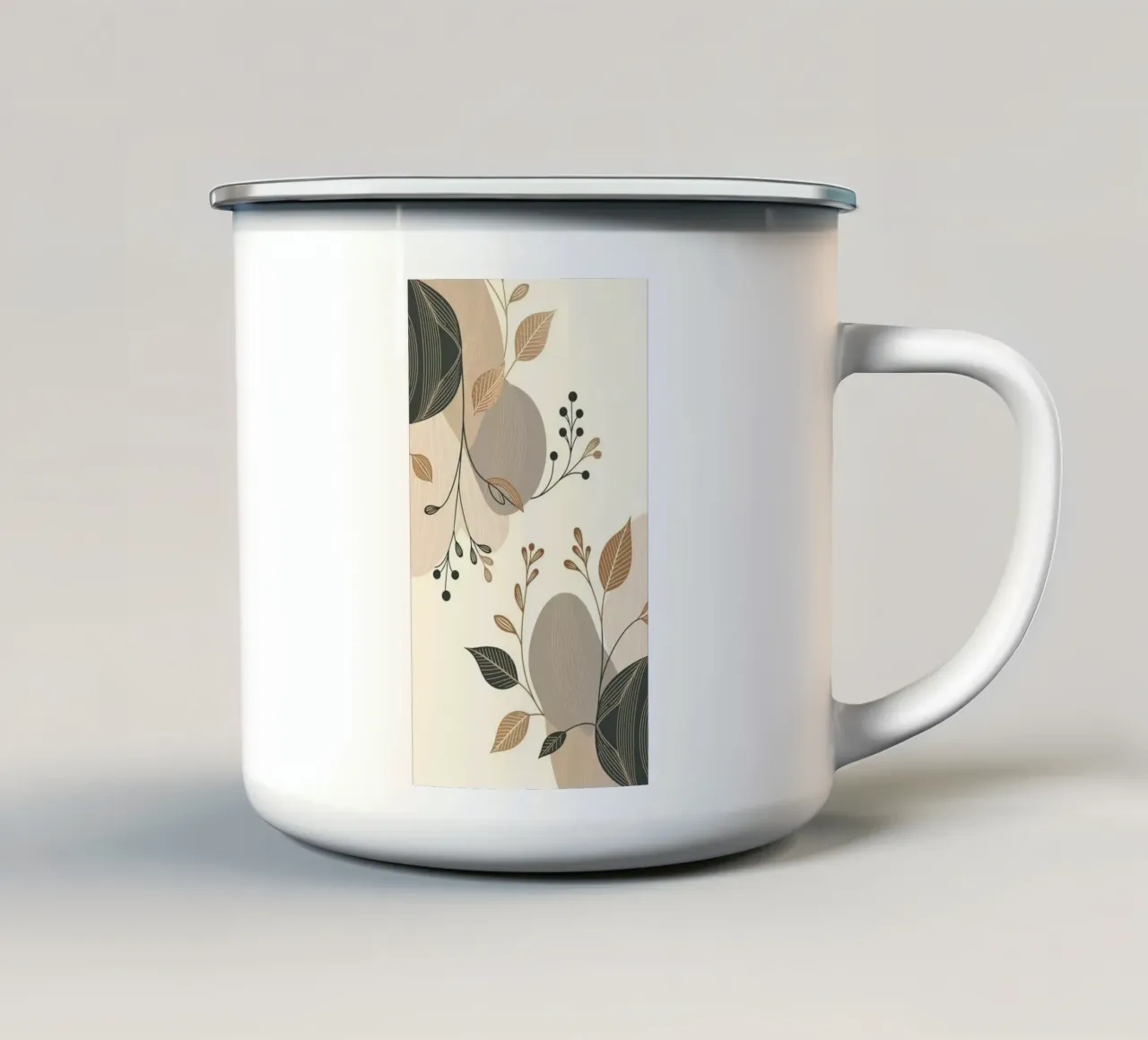 balance flower and shape tazza in smalto da melts