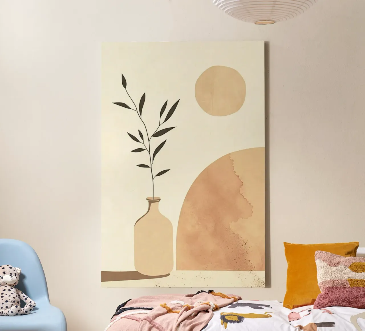 vase and shape tela con Cornice a cassetta da hamily