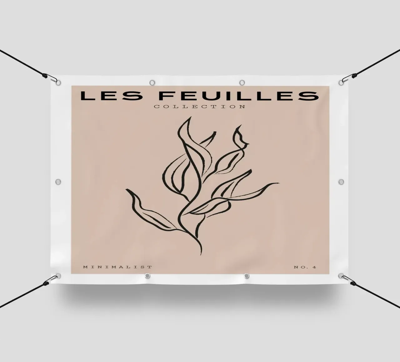 Boho Bohemian 7 Eucalyptus telo in pvc da Boho Print Collection