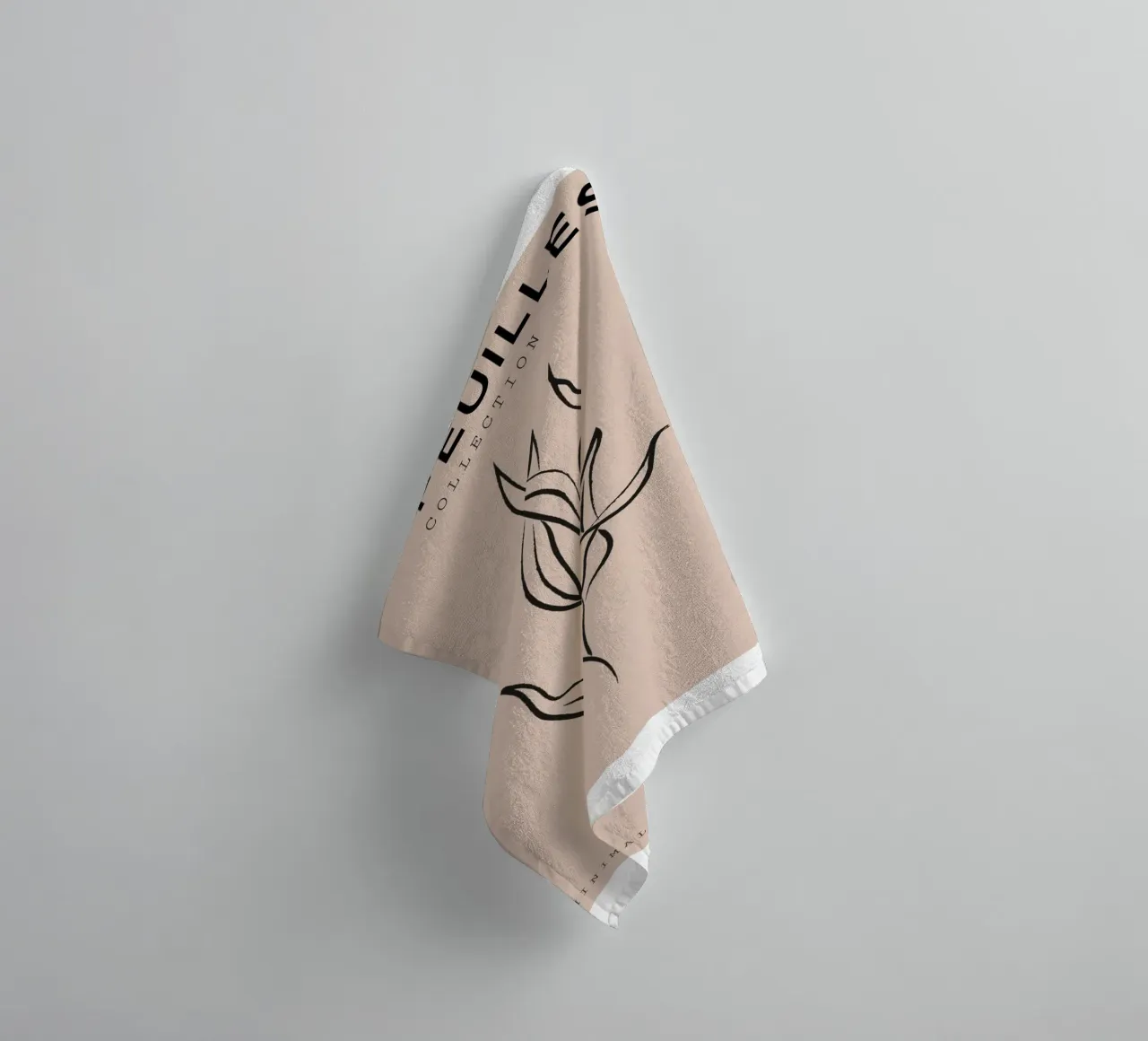 Boho Bohemian 7 Eucalyptus toalla de baño de Boho Print Collection