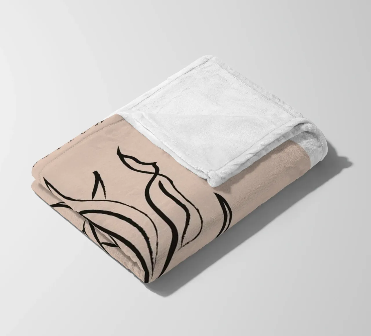 Boho Bohemian 7 Eucalyptus coperta in pile da Boho Print Collection
