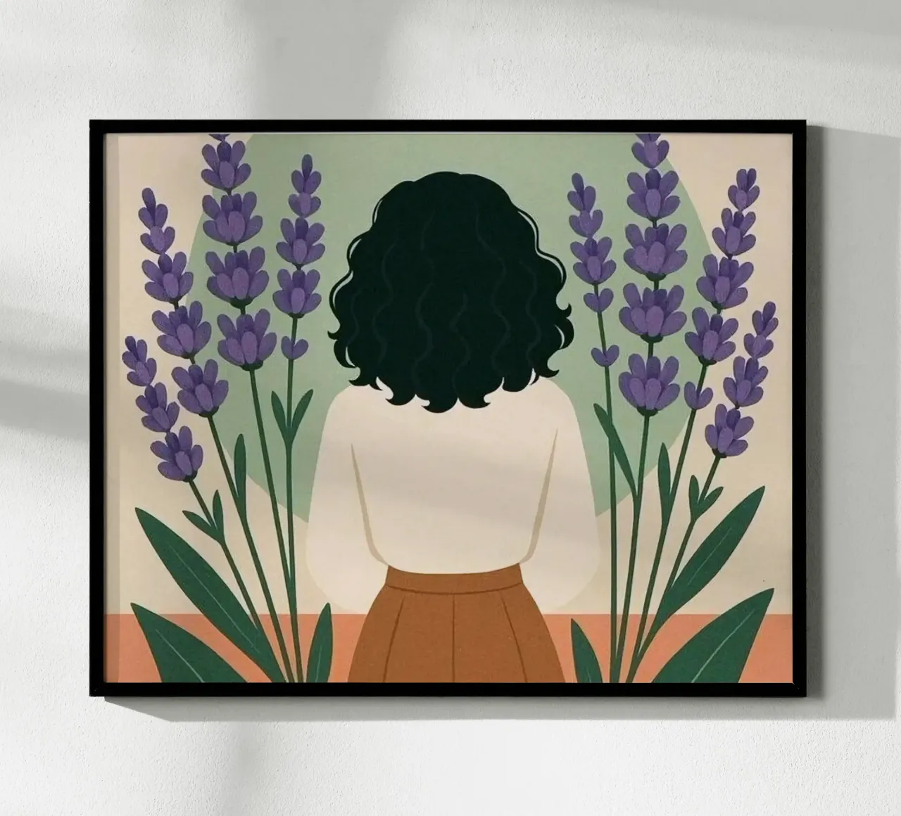 girl and flower poster da melts