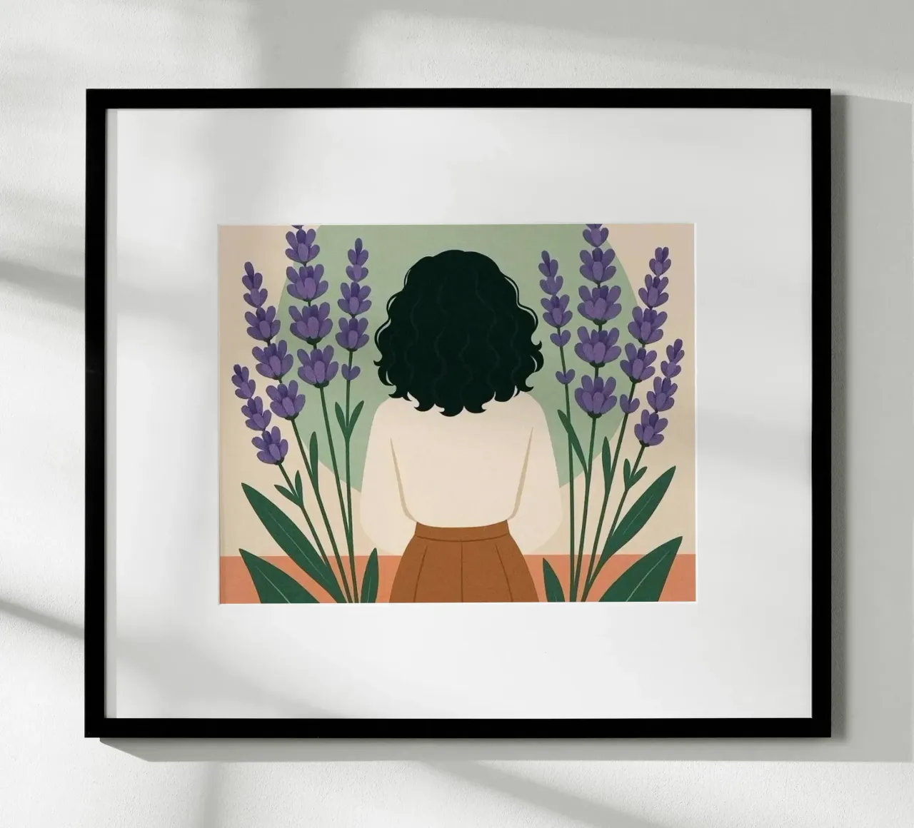 girl and flower poster da melts
