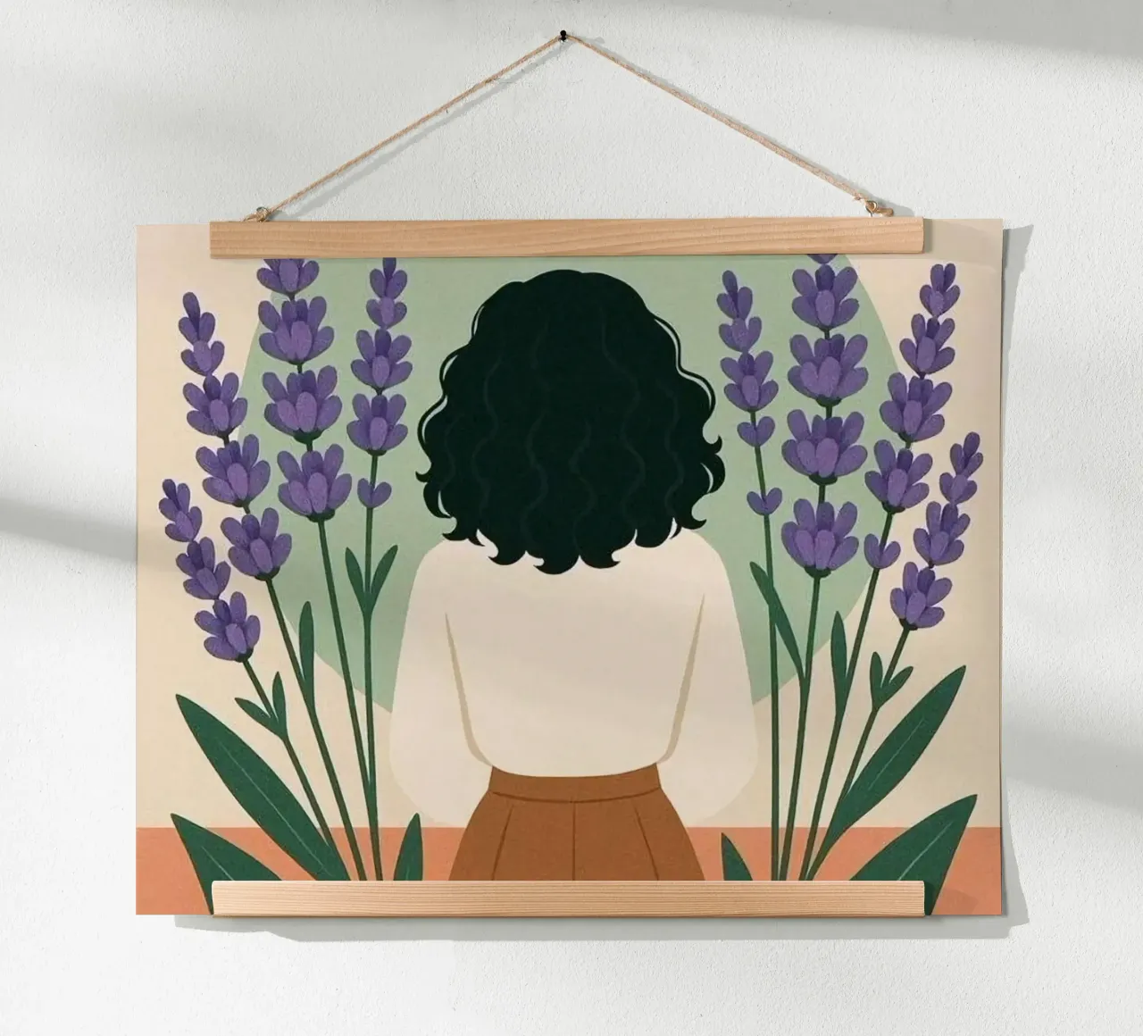 girl and flower poster da melts