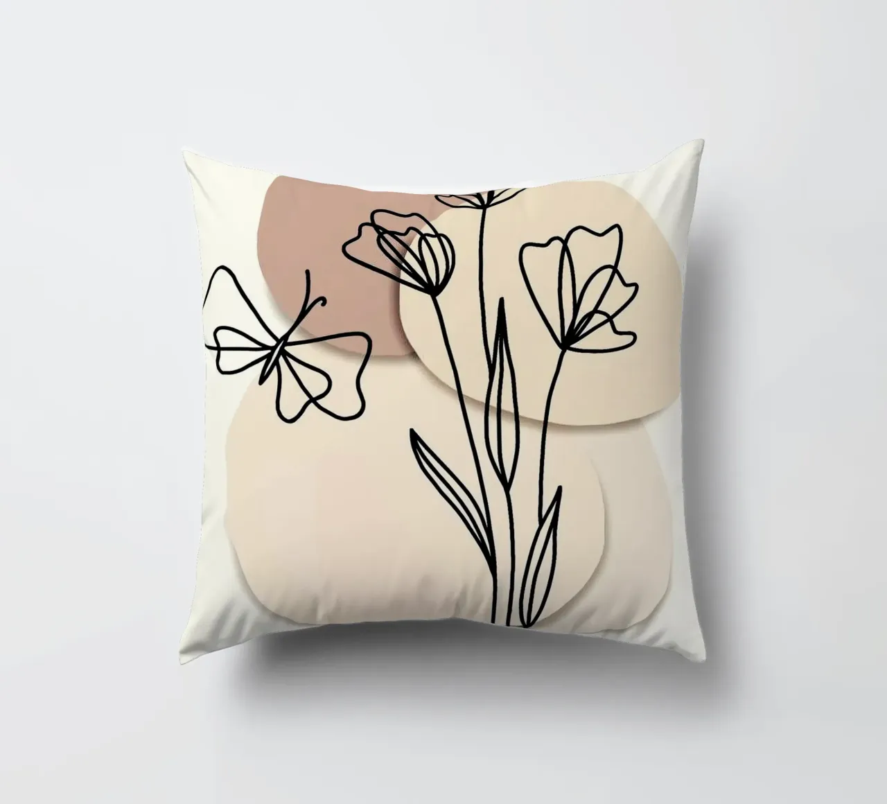 shape with flower cuscino da melts